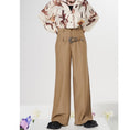 Load image into Gallery viewer, [Yang's Great Dream Series] ★Casual Pants★ 2color Pants Bottoms Designed Black Black Brown
