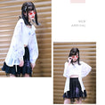 Load image into Gallery viewer, [Kokaisha---Monster CLUB Series] ★China style outerwear★ 2color tops with hat printed long sleeves summer spring thin sheer ML XL
