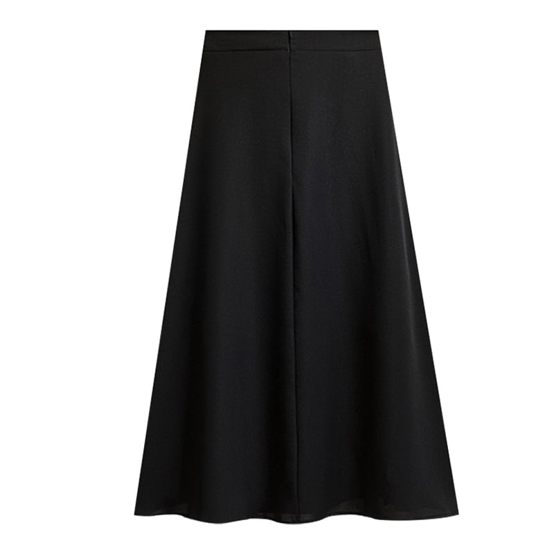 [LHSEN Series] ★China style skirt★ Bottoms Designed Easy to match Black Retro