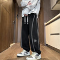 Load image into Gallery viewer, [High series]★Casual pants★ 2color brushed lining bottoms pants unisex men's black beige
