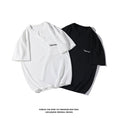 Load image into Gallery viewer, [BIGEMAN Series]★T-shirt★ Tops 2color Unisex Men's Large Size Simple Embroidery Black White
