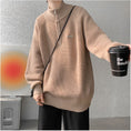 Load image into Gallery viewer, [Leonbinno Series]★Sweater★ 3color Knit Tops Unisex Men's Large Size Black Green Brown
