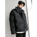 [CHICERRO series] ★Coat with cotton insert★ 2color fake layered winter coat outerwear thick unisex men's cool