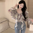 Load image into Gallery viewer, [XIXIBI Series]★Blouse★ Tops, Floral pattern, Improves temperament, Women's fashion, Easy to match, Cute
