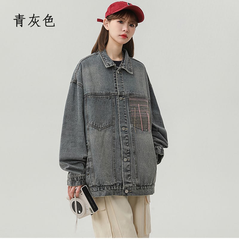 [SENSU Series]★Jacket★ Outerwear 2color Unisex Men's Spring Clothes Autumn Clothes Stylish Denim Jacket Jeans