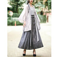 Load image into Gallery viewer, [Ancient monster house---Tsurutou series] ★China style skirt★ Improved Chinese clothing 2-piece skirt set Outer windshield skirt + inner white skirt
