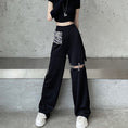 Load image into Gallery viewer, [Queen Series]★Casual Pants★ Pants Bottoms Slimming Black Black SML Easy to match
