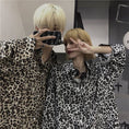 Load image into Gallery viewer, [Mapogo Series] ★Retro Shirt★ Leopard Print Tops Harajuku Style Fashion Easy to Match Couple Clothes
