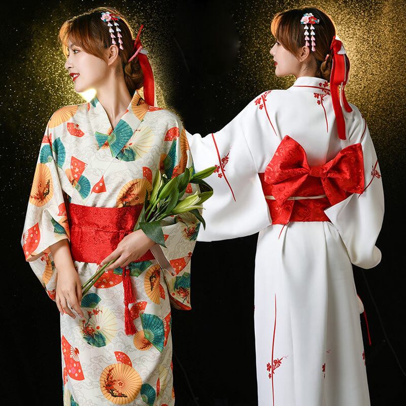 [Aoki Series]★Yukata★ 2 types Yukata Fireworks Festival Festival Women Japanese style Yukata only White Fan pattern