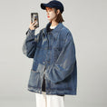 Load image into Gallery viewer, [CHAOMEICHEN Series] ★Jacket★ Outer Denim Jacket Unisex Men's Jeans Blue Blue
