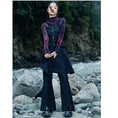 Load image into Gallery viewer, [Daiseiryusu Series]★China style pants★Bottoms Black Black Asymmetrical Cool Original
