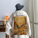 [High Series]★Tops★ 5color Sweatshirt Unisex Men's Oil Painting Style Cute Green Black Beige Brown Pink