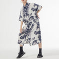 Load image into Gallery viewer, [YIDAO Series]★Shirt dress★ 2color long shirt print retro floral pattern loose casual summer clothes
