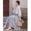 Load image into Gallery viewer, [Dust Smoke Cloud Dream---Shifuji Series]★Setup Single Order★Chinese Clothes, Tops or Skirts, Improved Chinese Clothes, Cute, Temperament Up, Dating
