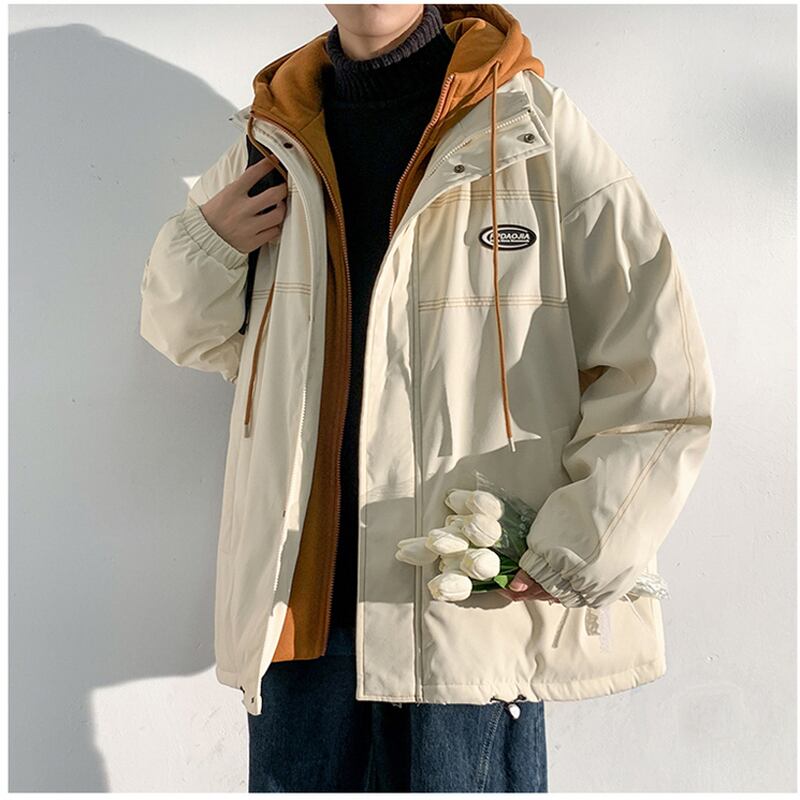 [Military Series] ★Winter Coat★ 2color Thick Warm Unisex Men's Faux Layered Large Size