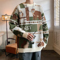 Load image into Gallery viewer, [GULAMA Series] ★Sweater★ 3color Knit Tops Unisex Men's Large Size Cartoon
