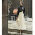 Load image into Gallery viewer, [Kanru First---Wind Chime Lily Series] ★Chinese style setup★ 2-piece set Tops + hanging dress Chinese clothes Han clothes dress
