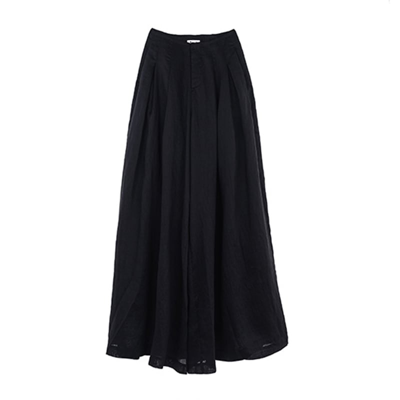 [Daiseilongshu Series]★China style pants★ 3color Gaucho pants Bottoms Wide pants Improves temperament Simple Thin