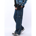 Load image into Gallery viewer, [MGJM Series] ★Denim Pants★ Bottoms Pants Unisex Men's Retro Easy to Match Blue Blue
