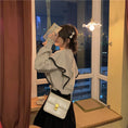 Load image into Gallery viewer, [KEKE series] ★Tops★ 2-color blouse shirt with design, cute, beige, black, easy to match
