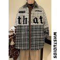 Load image into Gallery viewer, [YOULIN Series] ★Outer★ 3color Unisex Men's Plaid Pattern Coffee Color Green Black
