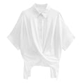 Load image into Gallery viewer, [YIDAO Series]★Shirt★ 2 colors White White Black Black Easy to match Simple Summer clothes Loose
