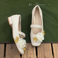 Load image into Gallery viewer, [Sweet Y Series] ★Shoes★ Size 35-40 Shoes Shoes Chinese style shoes Tang clothes Han clothes Retro Beige 3D flowers
