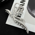 Load image into Gallery viewer, [KANSAI Series] ★Hair Ornament★ Hair Clip Accessory Small Item Silver Unique Easy to Match Trendy Stylish Large Bun Hair Shiny Women Gift
