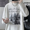 Load image into Gallery viewer, [BAIBIANGE Series]★T-shirt★ 3color Tops Unisex Men's Large Size Black White Dark Gray
