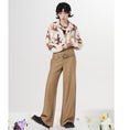 Load image into Gallery viewer, [Yang's Great Dream Series] ★Casual Pants★ 2color Pants Bottoms Designed Black Black Brown
