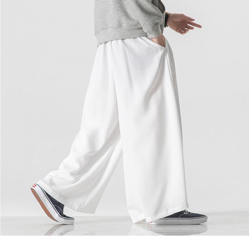 [Small Trouble Series]★China Style Pants★ 4color Bottoms Unisex Men's Large Size Gaucho Pants