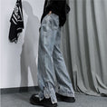 Load image into Gallery viewer, [YANDAN Series]★Denim pants★ 3color bottoms pants unisex men's large size slimming
