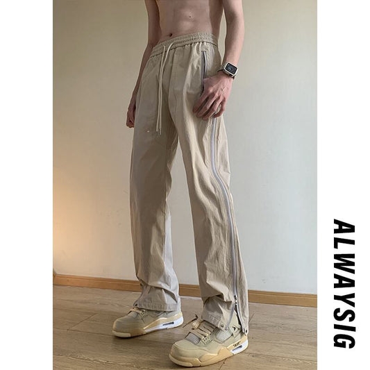 [BIGEMAN Series]★Casual Pants★ 2color Pants Bottoms Unisex Men's Large Size Simple Easy to Match