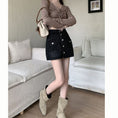 Load image into Gallery viewer, [CHUNUO Series] ★Denim Skirt★ 2color Bottoms Fashion Mini Length Skirt Sexy Cute
