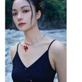 Load image into Gallery viewer, [Xiao Qing Long Shu Series] ★China style necklace★ China style accessories red red cute
