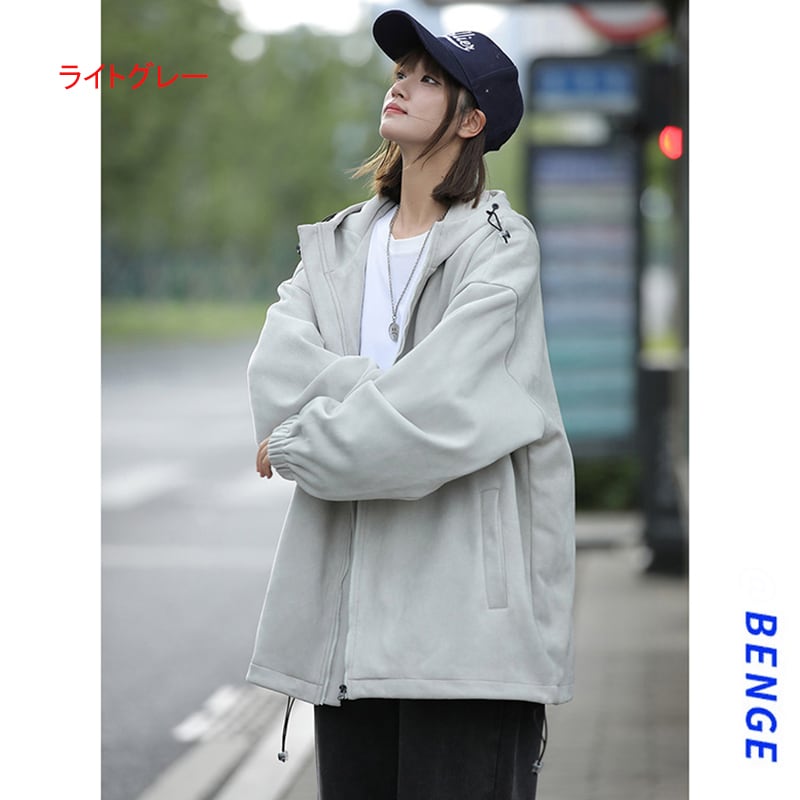 [BENGE Series]★Jacket★ 8color Outer Parka Unisex Men's Large Size Green Gray Black Purple