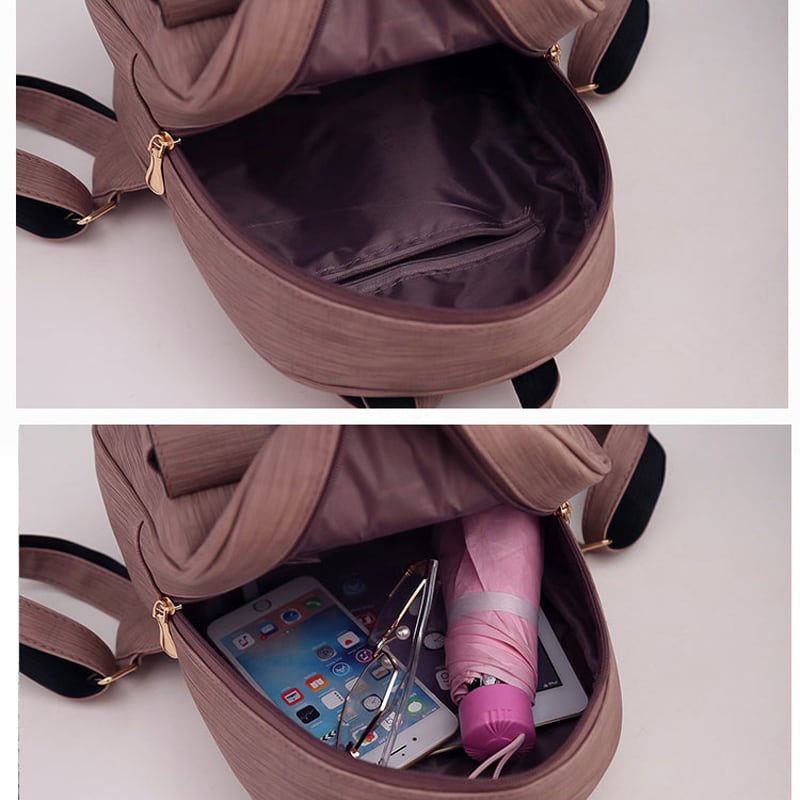 [Trendy Shop Series]★3-piece set bag★ 3color rucksack + circle bag + card bag super cheap cute