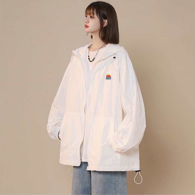 [GEBOXUAN Series]★Jacket★ 4color Outer Thin Summer Clothes Sun Protection Unisex Men's Cute Simple Casual