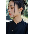 Load image into Gallery viewer, [Small Blue Dragon Series] ★China style earrings★ Pair of earrings, women's accessories, cute, retro design.
