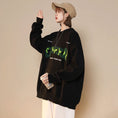 Load image into Gallery viewer, [Ushiomiomi Series] ★Sweater★ 3color Knit Tops Unisex Men's Alphabet Black White Brown
