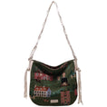 Load image into Gallery viewer, [WEIWEI Series]★China style bag★ Shoulder bag Oil painting style Unique Green Green Stylish
