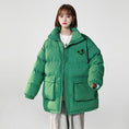 Load image into Gallery viewer, [Suikoishi Series] ★Winter Coat★ Cotton Coat Outerwear 3color Unisex Men's Green White Brown
