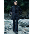 Load image into Gallery viewer, [Daiseiryusu Series]★China style pants★Bottoms Black Black Asymmetrical Cool Original
