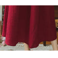 Load image into Gallery viewer, [Jinkyoku Series]★Skirt★ Bottoms Spring/Summer Long Skirt Ladies Retro Red Red SML
