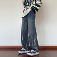 Load image into Gallery viewer, [Tiaota Series]★Denim Pants★ 3color Bottoms Casual Pants with Chain Unisex Men's Large Size
