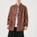 [JUNYI Series]★China style tops★ 5color outer shirt jacket suede unisex men's large size