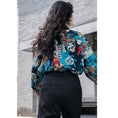 Load image into Gallery viewer, [YOUZI Series]★Shirt★ Tops, oil painting style, floral pattern, loose, retro, commuting, dating, ladies, unique, cute
