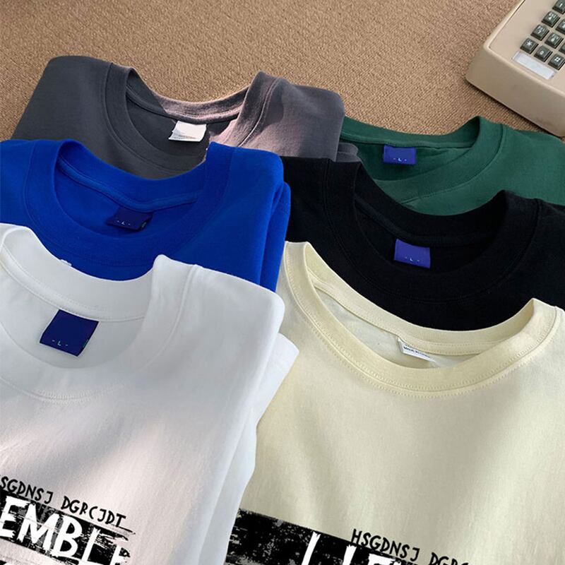 【KADISHOUシリーズ】★Tシャツ★ トップス 6color 男女兼用 メンズ 大きいサイズ アルファベット 合わせやすい