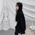 Load image into Gallery viewer, [Miyakoya Series] ★Parker★ Tops Sexy Women's Fashion Easy to Match Black Black Harajuku Style
