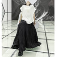 Load image into Gallery viewer, [YIDAO Series]★Skirt★ 3color Bottoms Green Gray Black Long Skirt Improves Temperament
